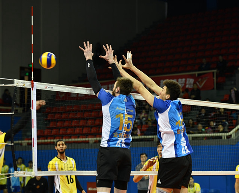 2017-2018男排球超级联赛半决赛第23轮第135场 上海男排3:0胜四川男排