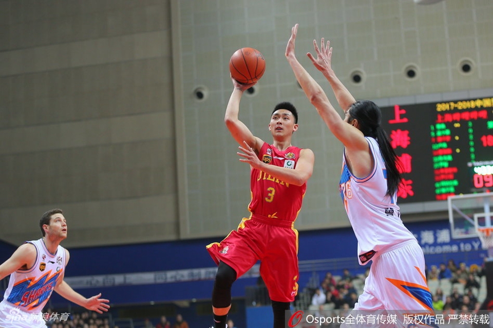 CBA第33轮：上海121-103吉林 (4)